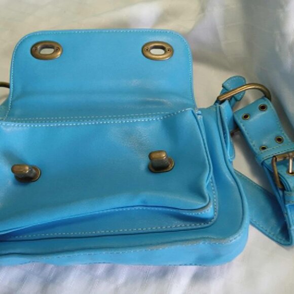 The ultimate vintage leather blue bag The home game inc - Picture 7 of 12